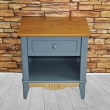 Тумба прикроватная Пенни серый 7046/антик 24 картинка 7 Тумба прикроватная Пенни серый 7046/антик 24 картинка 7