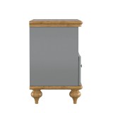 Тумба прикроватная Рандеву 01 (серый 7042/антик 24) фото3 Тумба прикроватная Рандеву 01 (серый 7042/антик 24) фото3