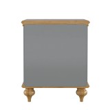 Тумба прикроватная Рандеву 02 (серый 7042/антик-24) фото4