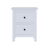 Тумба прикроватная с 2 ящиками ХЕМНЭС ориг. белый - картинка 2 Тумба прикроватная с 2 ящиками ХЕМНЭС ориг. белый - картинка 2