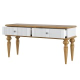 Тумба Рандеву-02 МАССИВ СОСНЫ Белый лак + антик №24 картинка 3 Тумба Рандеву-02 МАССИВ СОСНЫ Белый лак + антик №24 картинка 3