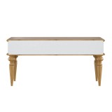 Тумба Рандеву-02 МАССИВ СОСНЫ Белый лак + антик №24 картинка 5 Тумба Рандеву-02 МАССИВ СОСНЫ Белый лак + антик №24 картинка 5