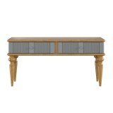 Тумба Рандеву-02 МАССИВ СОСНЫ  серый №7042 + антик №24 картинка 2