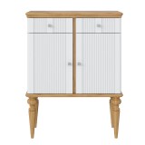 Тумба Рандеву 02 (110) (белый лак/антик-24) фото1 Тумба Рандеву 02 (110) (белый лак/антик-24) фото1