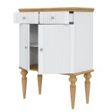 Тумба Рандеву 22 (белый лак/антик-24) фото2 Тумба Рандеву 22 (белый лак/антик-24) фото2