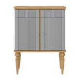 Тумба Рандеву-22 МАССИВ СОСНЫ в прихожую серый № 7042 + антик №24 картинка 2 Тумба Рандеву-22 МАССИВ СОСНЫ в прихожую серый № 7042 + антик №24 картинка 2