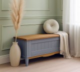 Тумба (сундук) V2 Пенни серый 7046/антик 24 картинка 5 Тумба (сундук) V2 Пенни серый 7046/антик 24 картинка 5