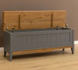 Тумба (сундук) V2 Пенни серый 7046/антик 24 картинка 8 Тумба (сундук) V2 Пенни серый 7046/антик 24 картинка 8