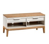 Тумба ТВ 02 Гранада (белый воск/антик 24)  картинка 1