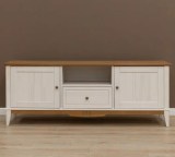 Тумба ТВ 1600 Пенни белый воск/антик 24 картинка 3 Тумба ТВ 1600 Пенни белый воск/антик 24 картинка 3