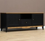 Тумба ТВ 1600 Пенни блэк/антик 24 картинка 3 Тумба ТВ 1600 Пенни блэк/антик 24 картинка 3