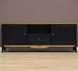 Тумба ТВ 1600 Пенни блэк/антик 24 картинка 4 Тумба ТВ 1600 Пенни блэк/антик 24 картинка 4