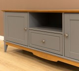 Тумба ТВ 1600 Пенни серый 7046/антик 24 картинка 6 Тумба ТВ 1600 Пенни серый 7046/антик 24 картинка 6