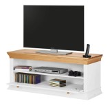 Тумба ТВ Бостон-01 белый воск+антик - картинка 5 Тумба ТВ Бостон-01 белый воск+антик - картинка 5