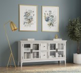 Тумба ТВ Квадро-С 42 Белый лак картинка 1