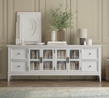 Тумба ТВ Квадро-С 44 Белый лак картинка 1