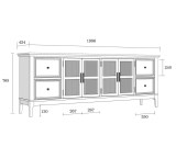Тумба ТВ Квадро-С 44 размеры Тумба ТВ Квадро-С 44 размеры