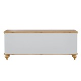 Тумба ТВ Рандеву- 22  МАССИВ СОСНЫ БЕЛЫЙ ВОСК + АНТИК24 - 5