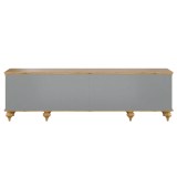 Тумба ТВ Рандеву- 24 МАССИВ СОСНЫ серый + антик №24 - 5 Тумба ТВ Рандеву- 24 МАССИВ СОСНЫ серый + антик №24 - 5