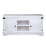 Тумба ТВ Викинг 140 БЕЛЫЙ ВОСК картинка 1