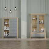 Тумба Вояж-16-Р/Я серый №7042 + антик №24 картинка 5 Тумба Вояж-16-Р/Я серый №7042 + антик №24 картинка 5