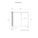 Тумба Вояж-20 размеры Тумба Вояж-20 размеры