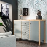 Тумба Вояж-24-РЯ серый №7042 + антик №24 картинка 5 Тумба Вояж-24-РЯ серый №7042 + антик №24 картинка 5