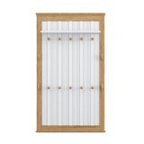 Вешалка Рандеву 160 (белый лак/антик-24) фото1 Вешалка Рандеву 160 (белый лак/антик-24) фото1