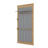 Вешалка Рандеву 160 (серый 7042/антик-24) фото2 Вешалка Рандеву 160 (серый 7042/антик-24) фото2