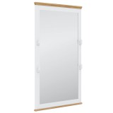 Зеркало Рандеву-160 МАССИВ СОСНЫ Белый лак + антик №24 картинка 1