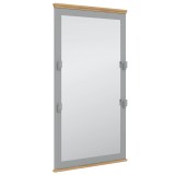 Зеркало Рандеву-160 МАССИВ СОСНЫ серый 7042/антик 24 картинка 1