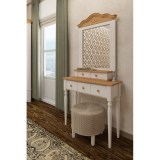 зеркало Синди Белый воск +антик - картинка 6 зеркало Синди Белый воск +антик - картинка 6