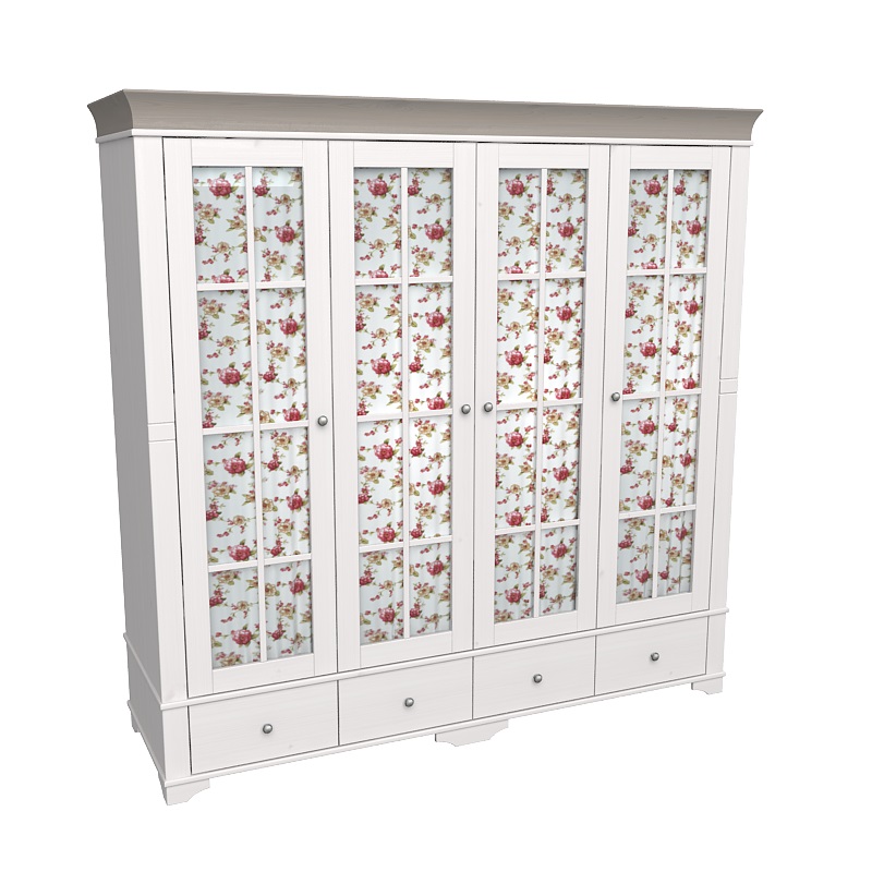 Шкаф Бейли 4-х дверный с глухими дверями Шкаф Бейли 4-х дверный с глухими дверями