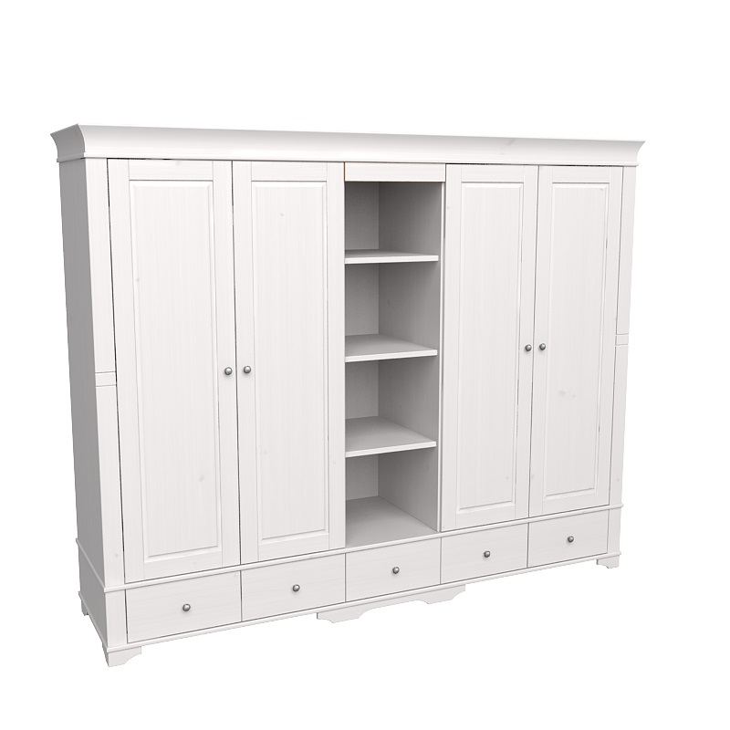 Шкаф Бейли 5-ти дверный с 4 глухими дверями и полками Шкаф Бейли 5-ти дверный с 4 глухими дверями и полками