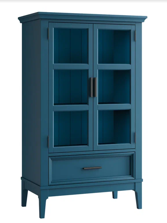 Шкаф для посуды Квадро-С 21 Марин купить в Москве Шкаф для посуды Квадро-С 21 Марин картинка 1