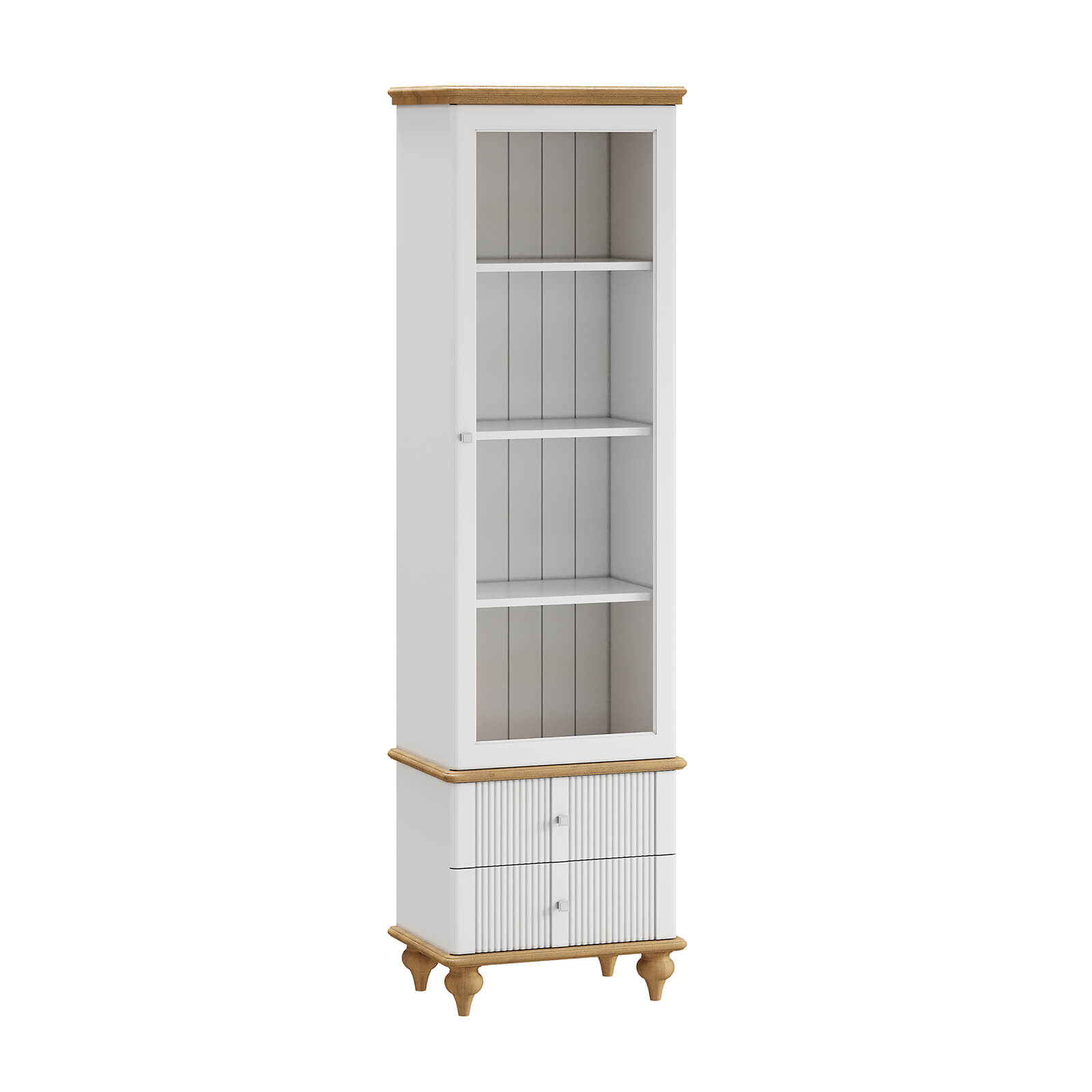 Шкаф для посуды Рандеву-12 МАССИВ СОСНЫ Белый лак + антик №24 рис1 Шкаф для посуды Рандеву-12 МАССИВ СОСНЫ Белый лак + антик №24 рис1