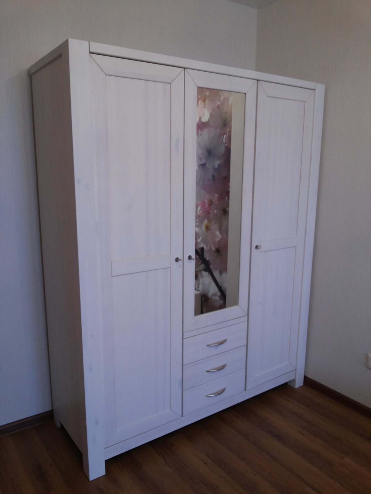 Шкаф Фьорд 123 белый воск Шкаф Фьорд 123 белый воск