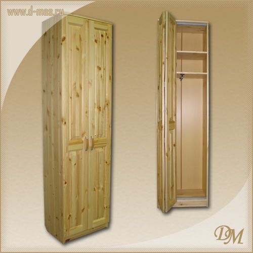 Шкаф Константин платяной - двери гармошка- фасад без сучков Шкаф Константин платяной - двери гармошка- массив