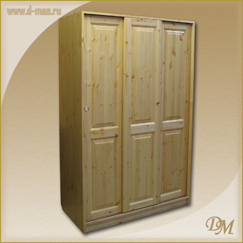 Шкаф Оскар-3 купе из сосны от производителя Шкаф Оскар-3 купе из сосны от производителя