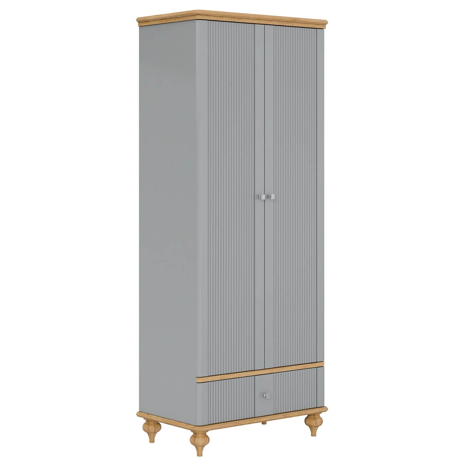 Шкаф Рандеву 21 (серый 7042/антик-24) картинка 1 Шкаф Рандеву 21 (серый 7042/антик-24) картинка 1