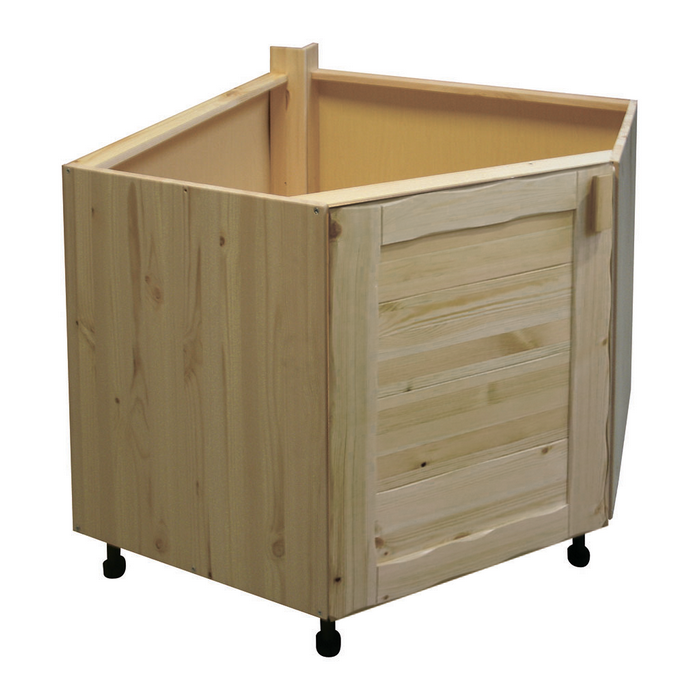 Шкаф-стол кухонный угловой 1 дверь кухня Скандинавия тумба массив сосны Шкаф-стол кухонный угловой 1 дверь