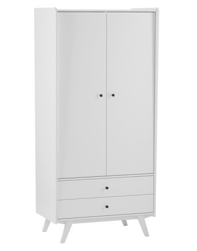 Шкаф Винтаж 2 двери 2 ящика белый лак картинка 1 Шкаф Винтаж 2 двери 2 ящика белый лак картинка 1