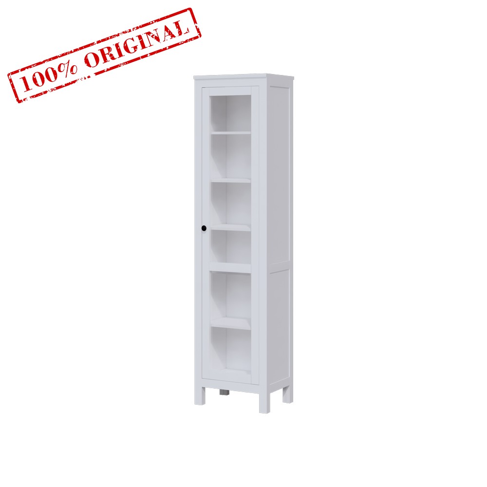 Шкаф-витрина ХЕМНЭС (Россия) дверь ст/ст 49*198*37 белый 4 Шкаф-витрина ХЕМНЭС (Россия) дверь ст/ст 49*198*37 белый 4