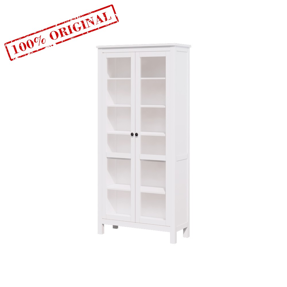 Шкаф-витрина ХЕМНЭС (Россия) ст/ст 90*198*37 белый 6 Шкаф-витрина ХЕМНЭС (Россия) ст/ст 90*198*37 белый 6