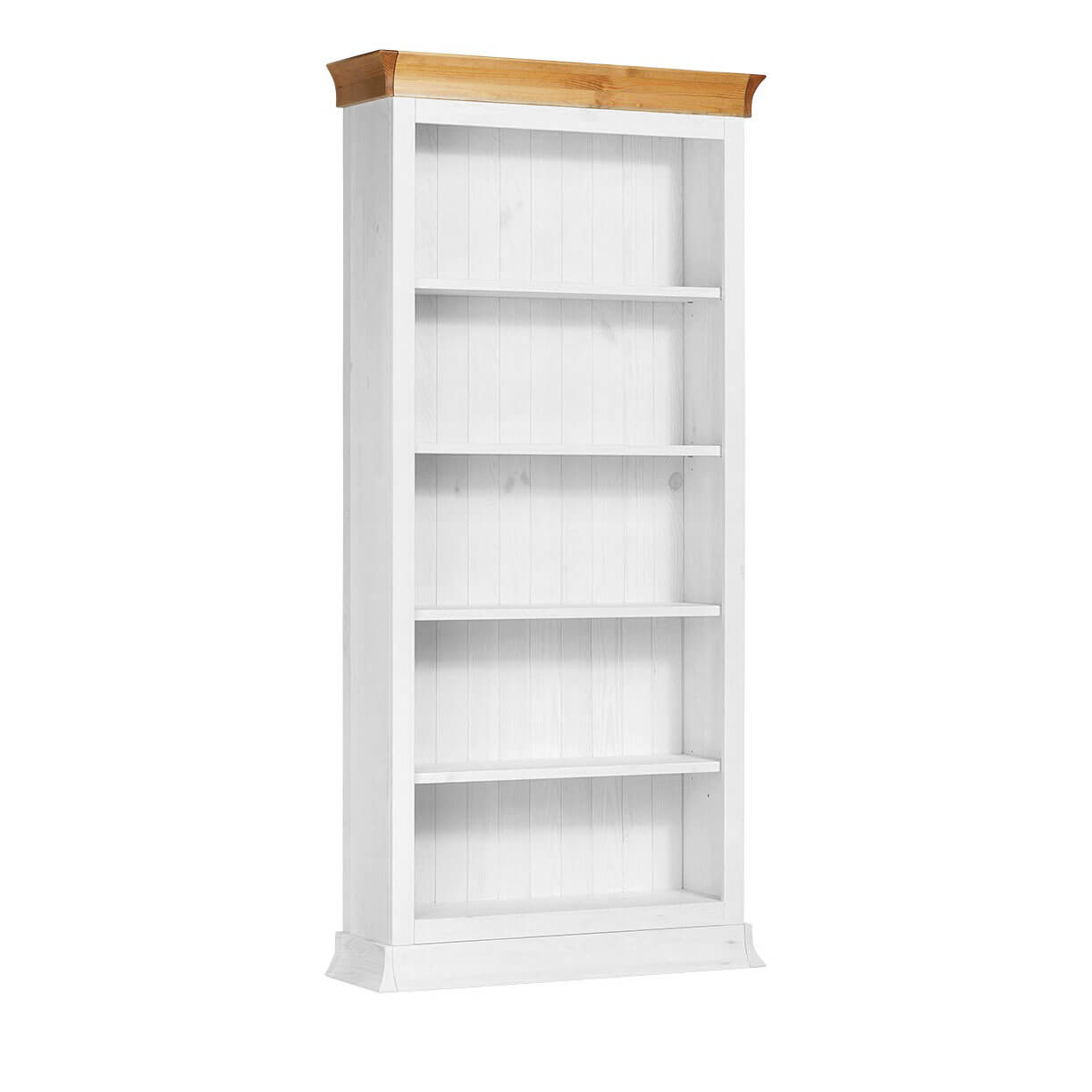 Стеллаж Бостон-1000 белый воск+антик - картинка 1 Стеллаж Бостон-1000 белый воск+антик - картинка 1