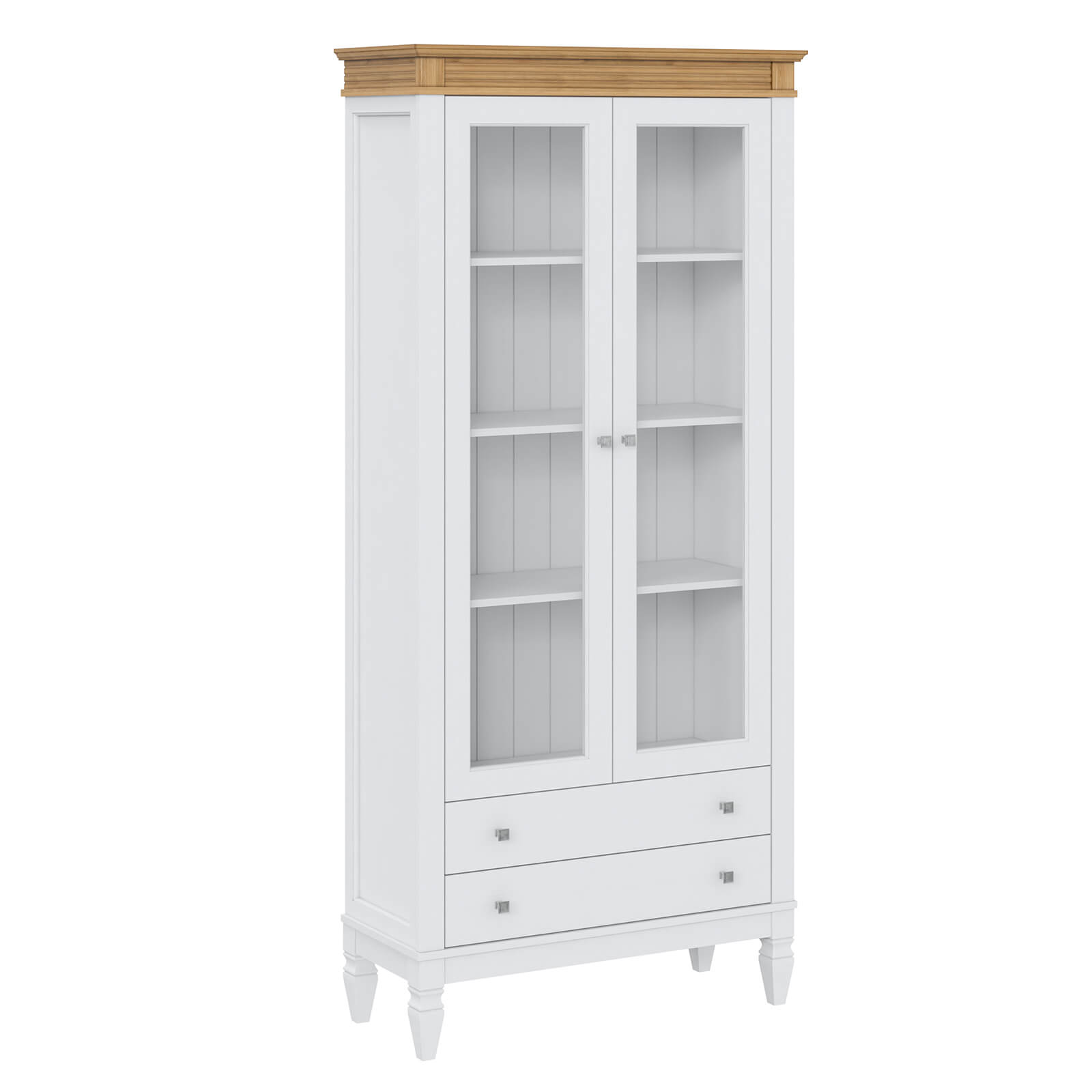 Стеллаж Ольса-202/002 Белый лак + антик №24 - картинка 1 Стеллаж Ольса-202/002 Белый лак + антик №24 - картинка 1