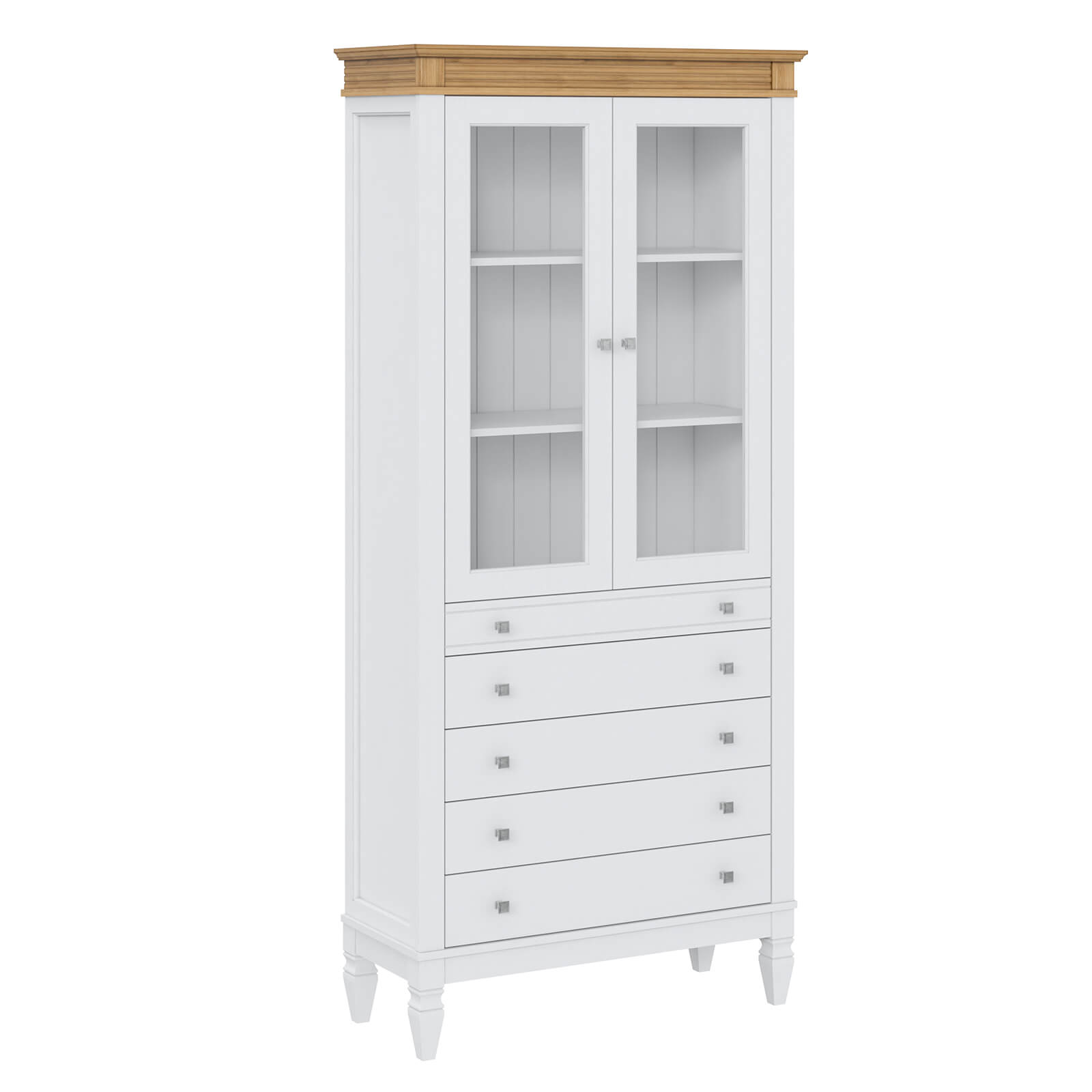 Стеллаж Ольса-202/014 Белый лак + антик №24 - картинка 1 Стеллаж Ольса-202/014 Белый лак + антик №24 - картинка 1