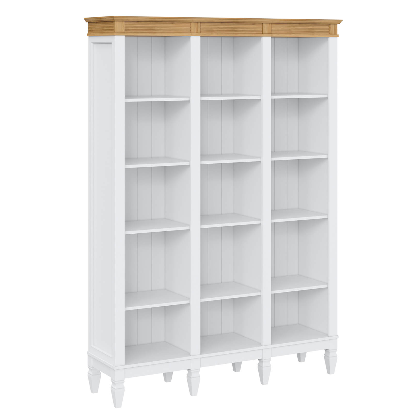 Стеллаж Ольса-300/000 Белый лак + антик №24 - картинка 1 Стеллаж Ольса-300/000 Белый лак + антик №24 - картинка 1