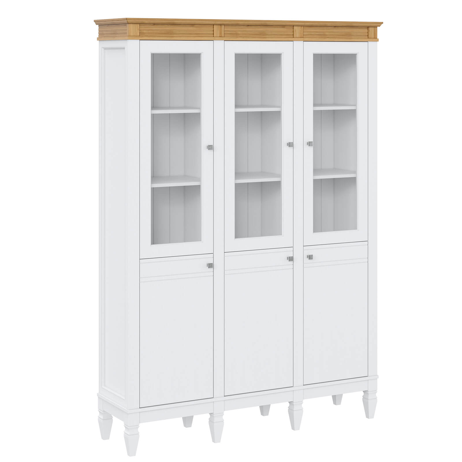 Стеллаж Ольса-303/300 Белый лак + антик №24 - картинка 1 Стеллаж Ольса-303/300 Белый лак + антик №24 - картинка 1