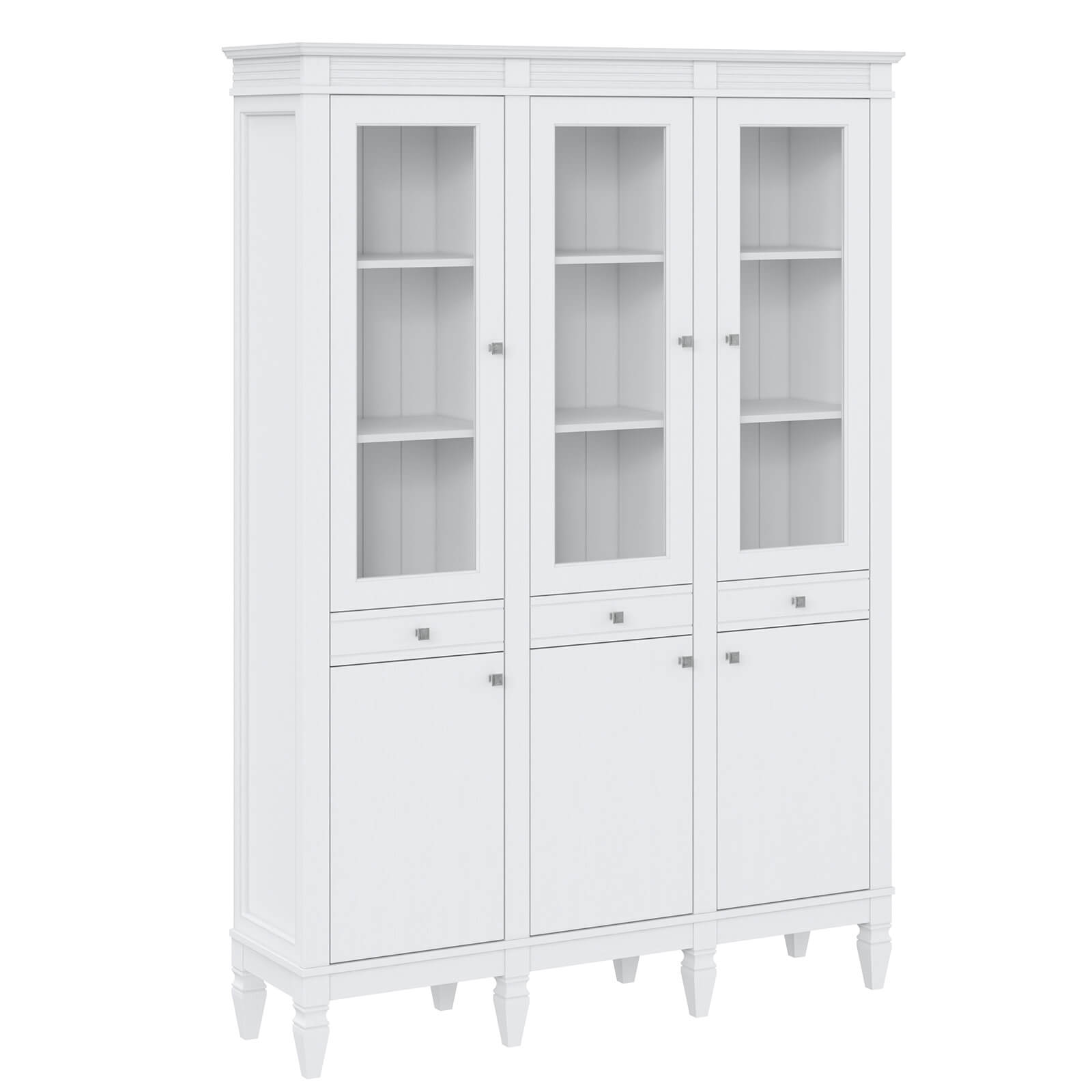 Стеллаж Ольса-303/330 Белый лак - картинка 1 Стеллаж Ольса-303/330 Белый лак - картинка 1